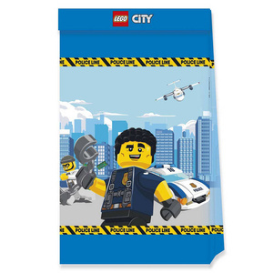 Torebki imprezowe Lego City 4 szt. Procos 